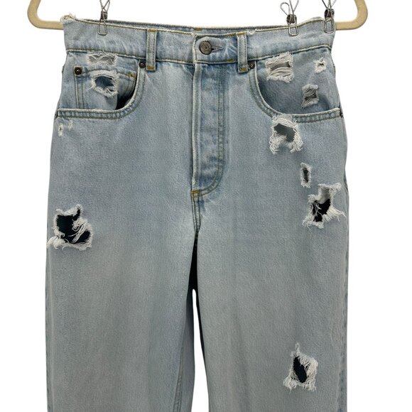 Boyish Womens 24 Jeans The Ziggy Authentic Rigid Organic Cotton Relaxed Straight - Picture 2 of 13